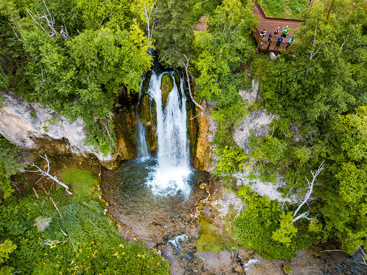 The Falls in Spearfish Canyon.